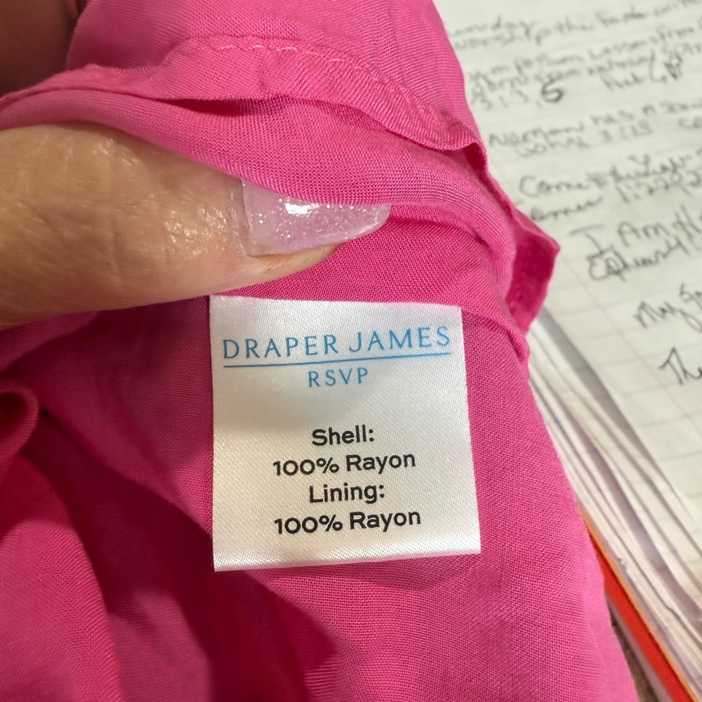 Draper James Pink and Green Midi Dress - Picture 6 of 10